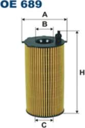FILTRON Eļļas filtri OE 689