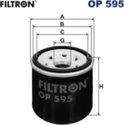 FILTRON Eļļas filtri OP 595