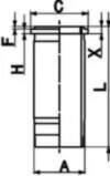 KOLBENSCHMIDT Cilindra čaula 89924110