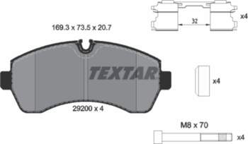 TEXTAR Bremžu kluči 2920002