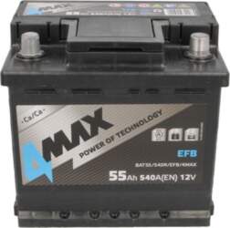 4MAX Akumulators BAT55/540R/EFB/4MAX