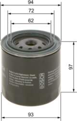 BOSCH Eļļas filtri 0 986 452