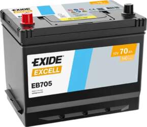 EXIDE Akumulators EB705 — 12 V