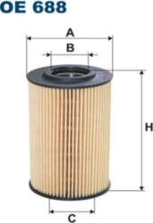 FILTRON Eļļas filtri OE 688