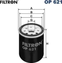 FILTRON Eļļas filtri OP 621