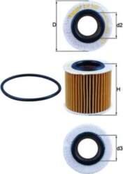 KNECHT Eļļas filtri OX 360D