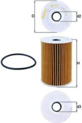 KNECHT Eļļas filtri OX 415D