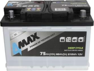 4MAX Akumulators BAT75/500P/DC/4MAX
