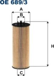 FILTRON Eļļas filtri OE 689/3