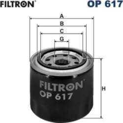 FILTRON Eļļas filtri OP 617