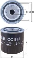 KNECHT Eļļas filtri OC 995