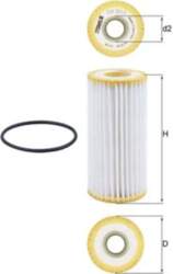 KNECHT Eļļas filtri OX 1217D