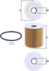 KNECHT Eļļas filtri OX 156D