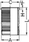 KOLBENSCHMIDT Cilindra čaula 89500110
