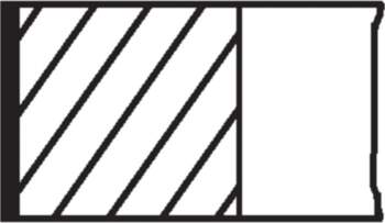 MAHLE Virzuļa gredzeni 009 36 N0