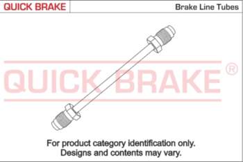 QUICK BRAKE Bremžu šļauka/caurule CU-0500A-A