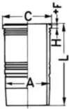 KOLBENSCHMIDT Cilindra čaula 89390110