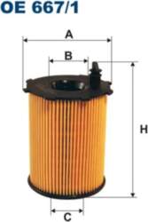 FILTRON Eļļas filtri OE 667/1