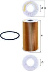 KNECHT Eļļas filtri OX 441D