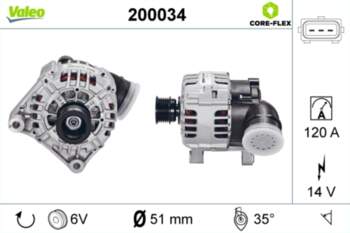 VALEO Ģenerators 200034
