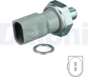 DELPHI Eļļas spiediena devējs SW90053