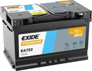 EXIDE Akumulators EA722 — 12 V