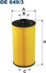 FILTRON Eļļas filtri OE 649/3