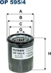 FILTRON Eļļas filtri OP 595/4