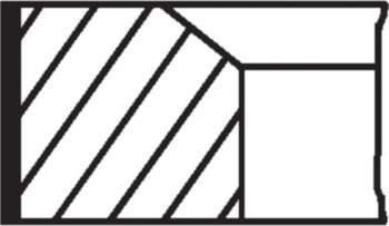 MAHLE Virzuļa gredzeni 627 29 V0