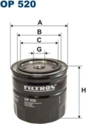 FILTRON Eļļas filtri OP 520