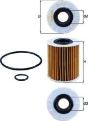 KNECHT Eļļas filtri OX 413D1