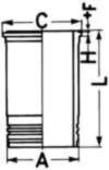 KOLBENSCHMIDT Cilindra čaula 89898110