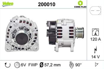 VALEO Ģenerators 200010