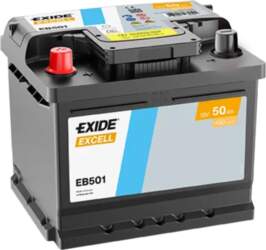 EXIDE Akumulators EB501 — 12 V