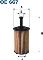 FILTRON Eļļas filtri OE 667
