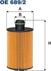 FILTRON Eļļas filtri OE 689/2
