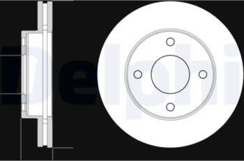 DELPHI Bremžu diski BG4651C