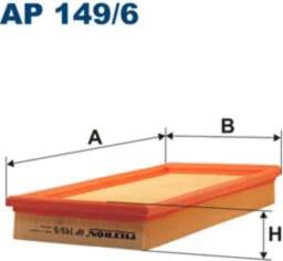 FILTRON Gaisa filtrs AP 149/6