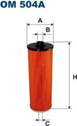 FILTRON Eļļas filtri OM 504A