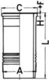 KOLBENSCHMIDT Cilindra čaula 89834110
