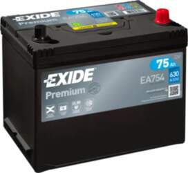 EXIDE Akumulators EA754 — 12 V