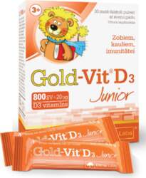 OLIMPLABS Gold D3 vitamīns Junior pulveris