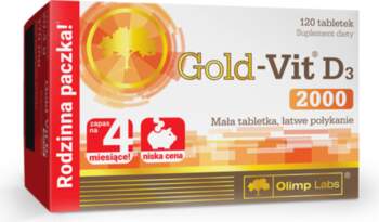 OLIMPLABS Gold-Vit D3 2000SV tabletes N120
