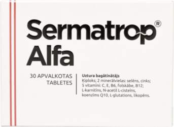 SERMATROP Alfa tabletes N30