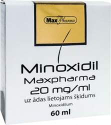 MINOXIDIL Maxpharma 20mg/ml sķīdums 60ml
