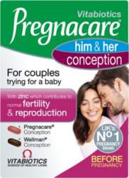PREGNACARE Him & Her Conception tabletes