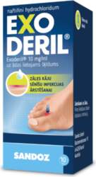 EXODERIL 10mg/ml šķīdums 10ml
