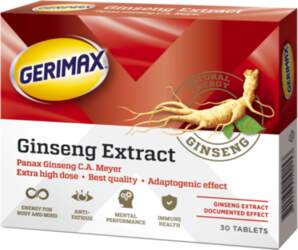 GERIMAX Ginseng tabletes N30