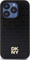 DKNY PU Leather Repeat Pattern Stack