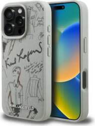 Karl Lagerfeld Grained Pattern & Logo